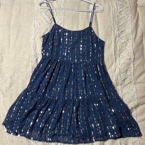 **TAGS STILL ON Urban Outfitters Mini Sequin Dress Navy